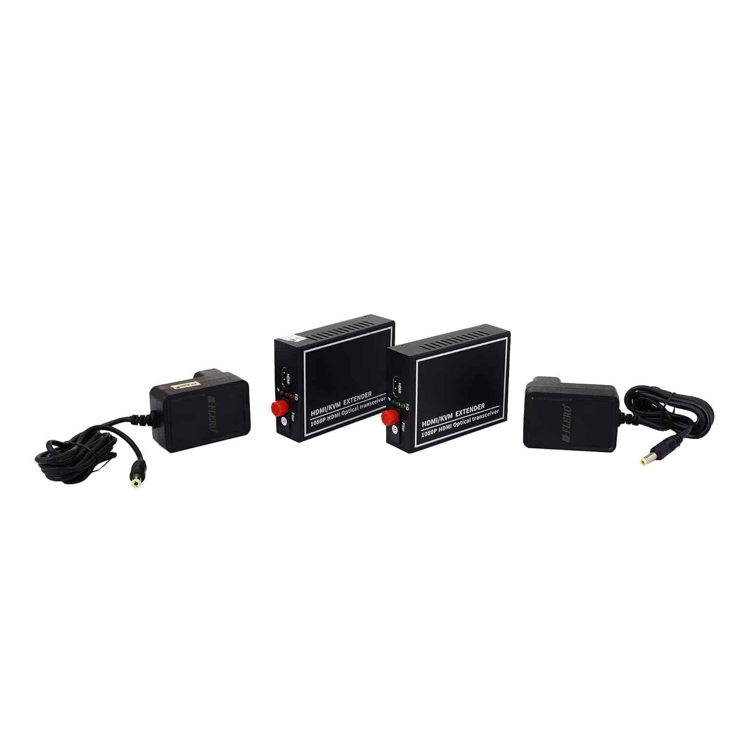 BOXNUBE HDMI Fiber Optical Converter Extender with Dual USB Ports 1080P Single Mode Single Fiber upto 20 kms | FC Port BOXNUBE HDMI Fiber Optical Converter Extender with Dual USB Ports 1080P Single Mode Single Fiber upto 20 kms | FC Port
